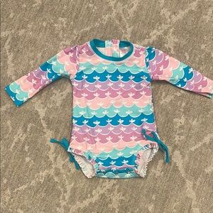 Ruffle Butts Colorful Baby Swimsuit